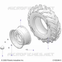 RUOTAS, FRONT TIRE