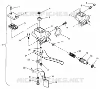 CILINDRO PRINCIPALE 600 XCR 0961676 and EUROPEAN 600 XCR E961676 (4932123212A014)