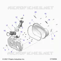 TRASMISSIONE, CLUTCH COVER AND DUCTING