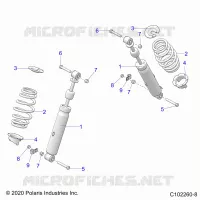 SUSPENSION, SHOCK ANTERIORE