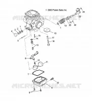 MOTORE, CARBURATORE LOWER