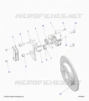 BRAKES, PINZA FRENO POSTERIORE