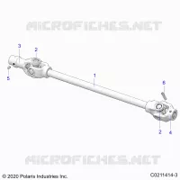 TRASMISSIONE, FRONT PROP SHAFT