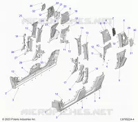 BODY, LOWER ROCKERS, REAR FENDERS, PILLARS