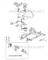 CARBURANTE TANK AND CARBURATORE MOUNTING