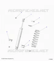 SUSPENSION, REAR SHOCK MONTAGGIO