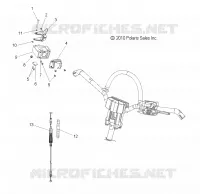MOTORE, ACCELERATORE CONTROL ASM.