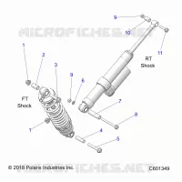SHOCK MOUNTING, REAR SUSP.