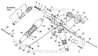 POSTERIORE COPPIA ARM CLASSIC TOURING 0973365 and EUROPEAN CLASSIC TOURING E97336 (4938493849B014)