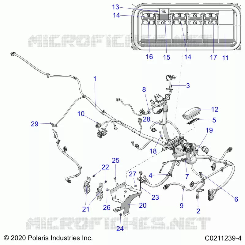 ELETTRICO, MAIN WIRE HARNESS