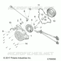 ENGINE, STATOR AND VOLANO