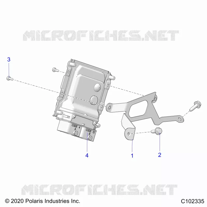 ELETTRICO, ECU MOUNTING