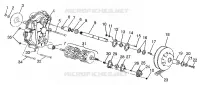 ALBERO DI TRASMISSIONE WIDETRAK LX 0972065 and EUROPEAN WIDETRAK LX E972065 (4938223822B012)