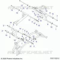 SOSPENSIONE POSTERIORE CONTROL ARM MOUNTING