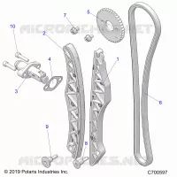 CAM CATENA AND TENSIONER