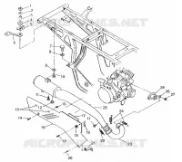 IMPIANTO DI SCARICO SWEDISH 4x4 400L S948140 (4926912691A012)