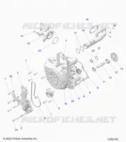 ENGINE, SISTEMA DI RAFFREDDAMENTO/WATER PUMP