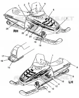 DECALS 500 CARB 0962764, 500 CARB SKS 0962564, EUROPEAN 500 CARB SKS E96256 (4931873187A012)