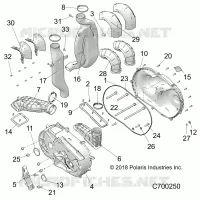 DRIVE TRAIN, COPERCHIO FRIZIONE AND DUCTING