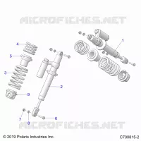 SUSPENSION, SHOCK ANTERIORE MOUNTING