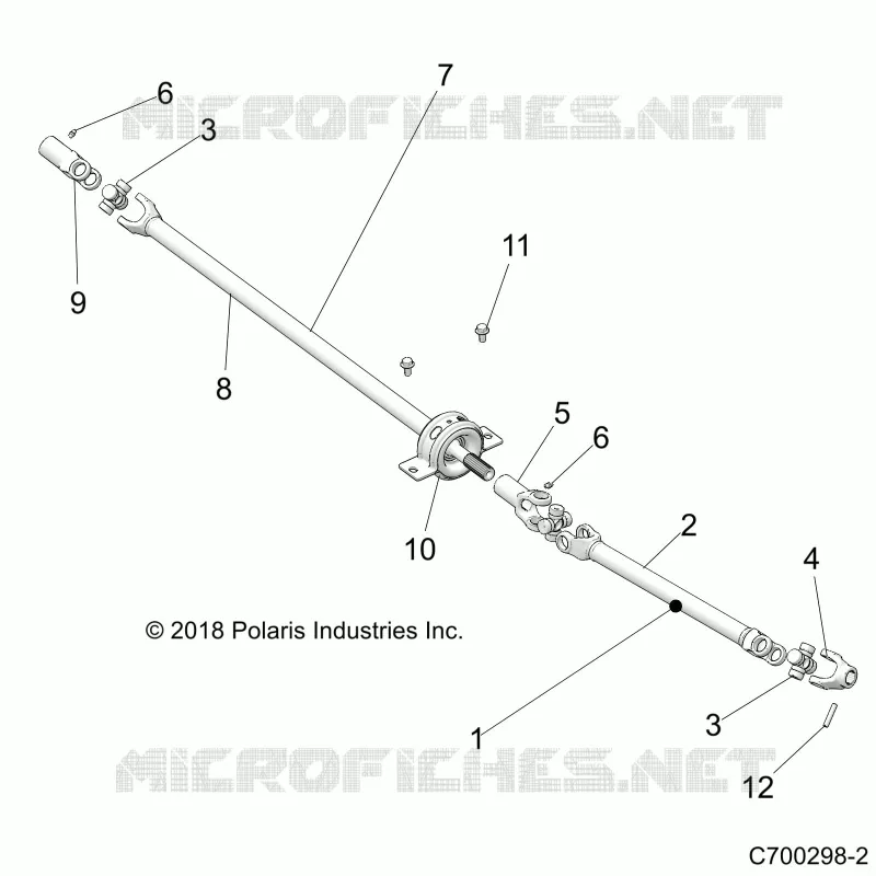 TRASMISSIONE, FRONT PROP SHAFT