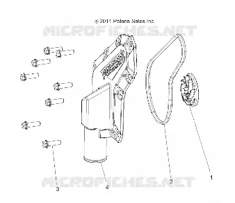 MOTORE, WATERPUMP IMPELLER AND COVER