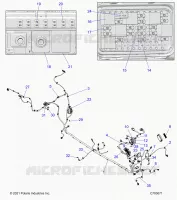 ELETTRICO, WIRE HARNESS, CHASSIS, STANDARD