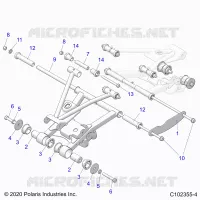 SOSPENSIONE POSTERIORE CONTROL ARM MOUNTING