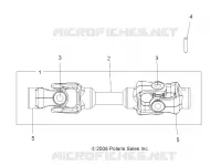 TRASMISSIONE, REAR PROP ALBERO