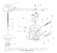 MOTORE, CARBURATORE, UPPER