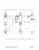SUSPENSION, SHOCK ANTERIORE TRACK