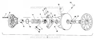 TRASMISSIONE FRIZIONE 500 and 500 Classic To Serial No. 1841611 (4919251925015A)