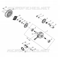 ENGINE, ALBERO MOTORE AND PISTON