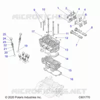 ENGINE, CYLINDER/TESTA CILINDRO ASM.
