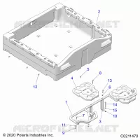 CARROZZERIA POSTERIORE RACK AND BOX SIDE RAILS