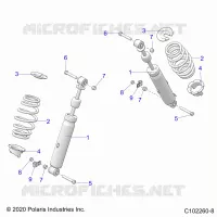 SUSPENSION, SHOCK ANTERIORE