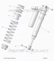SUSPENSION, SHOCK ANTERIORE MOUNTING, DELUXE