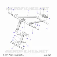 SUSPENSION, ANTERIORE COPPIA ARM