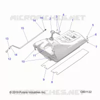 SISTEMA DI ALIMENTAZIONE CARBURANTE, FUEL TANK ASM.