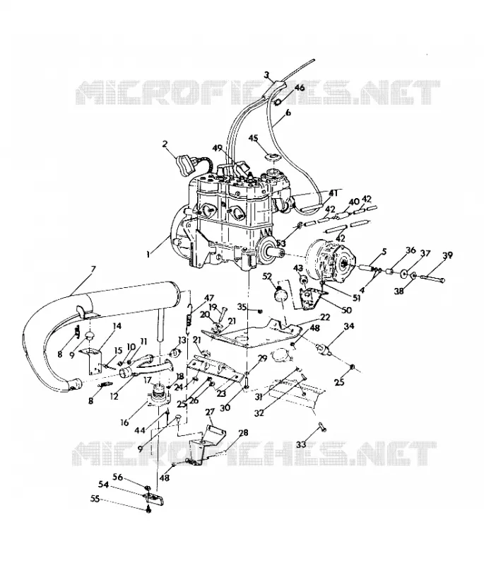 MONTAGGIO DEL MOTORE 500 SP/500 SKS (4921262126033A)