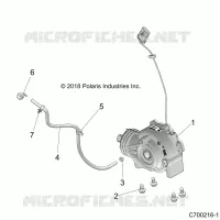 TRASMISSIONE, FRONT GEARCASE MOUNTING