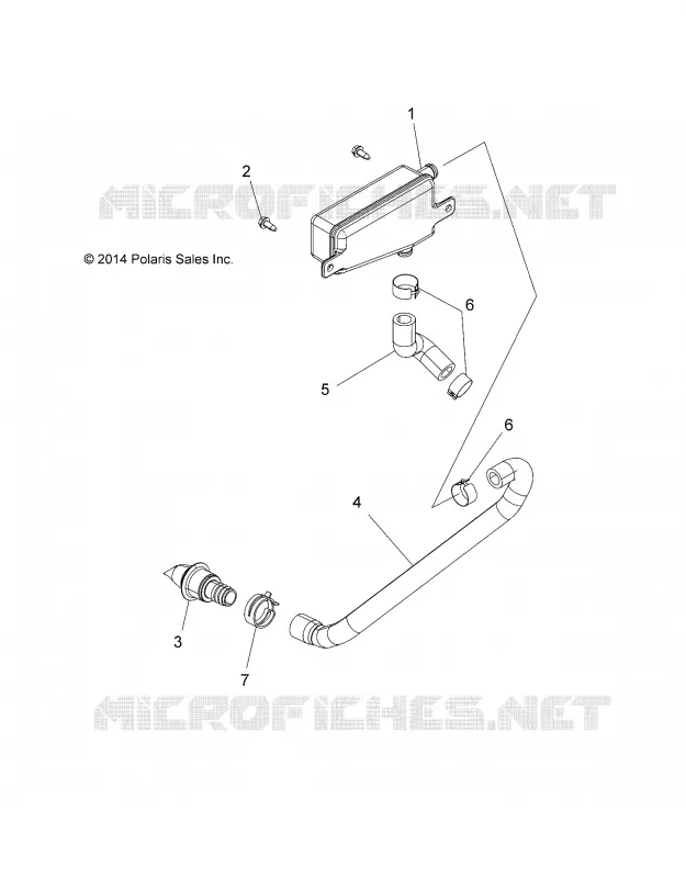 MOTORE, BREATHER HOSE