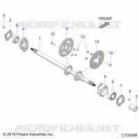 TRASMISSIONE, REAR AXLE