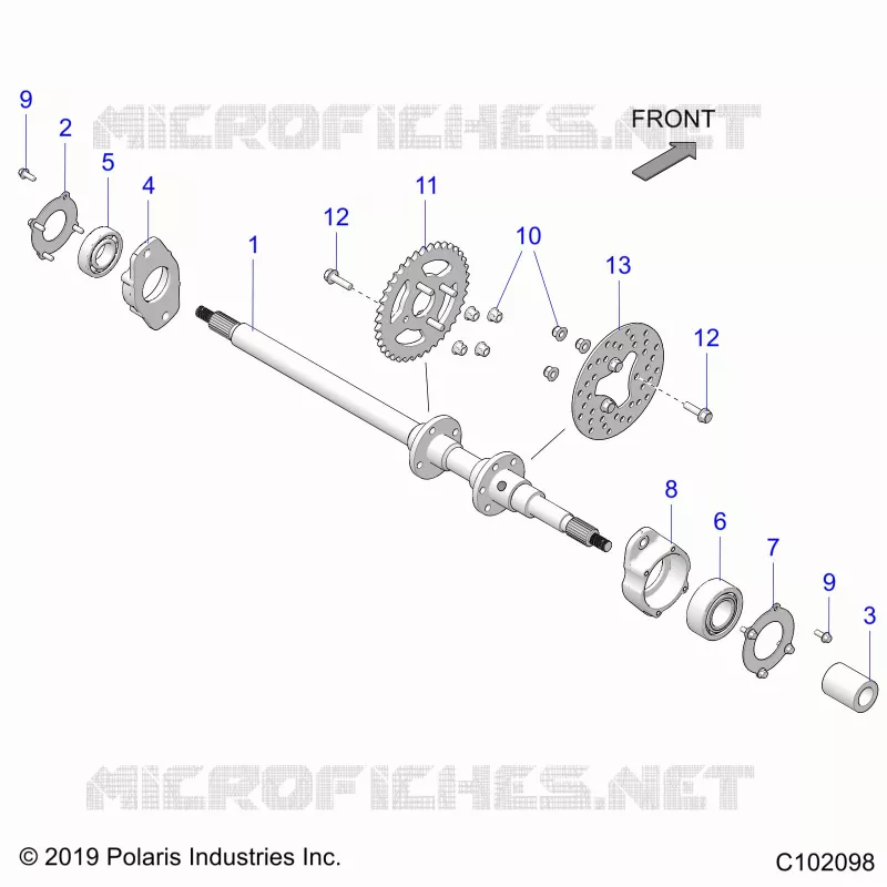 TRASMISSIONE, REAR AXLE