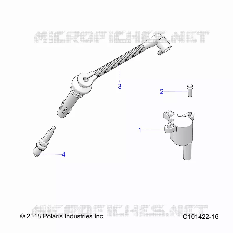 ELETTRICO, IGNITION COIL, WIRE AND SPARK PLUG