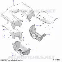POSTERIORE CAB, SEAT AND FOOTWELLS