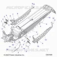 CHASSIS, PROTEZIONE FRIZIONE, FOOTRESTS, AND RUNNINGBOARDS