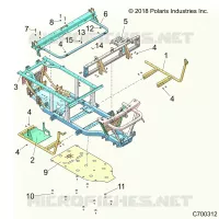 CHASSIS, TELAIO AND FRONT BUMPER