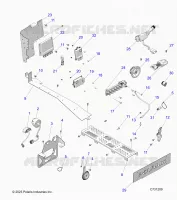 ELETTRICO, WIRE HARNESS, COMPONENTS AND LICENSE PLATE