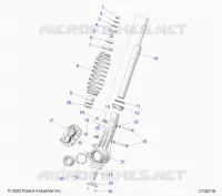 SUSPENSION, ANTERIORE MONTANTE